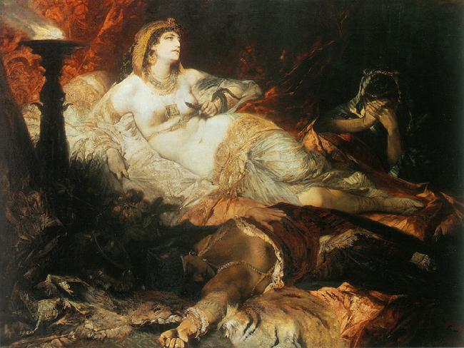 Hans Makart Der Tod der Kleopatra